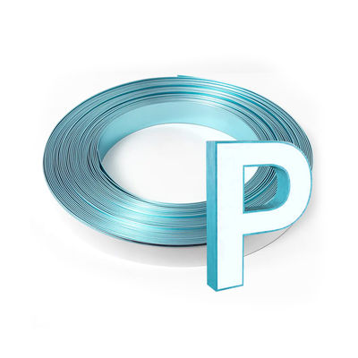 3cm 4cm 5cm 6cm 알루미늄 트림 캡 롤 채널 편지 코일