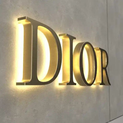 에너지 절약 LED 채널 문자 표시 12VDC 야외 LED 문자 조명