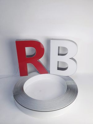 30m 채널 룸 표지판 실내외 채널 문자 트림 캡