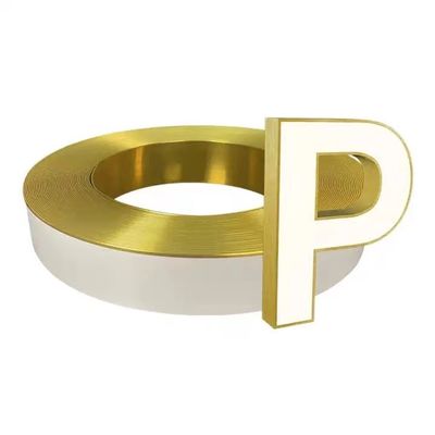 OEM 채널 문자 트림 캡 40mm 50mm 너비 채널물질