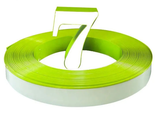 조명 표지판 트림 캡 롤 녹색 알루미늄 트림 캡 글자