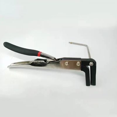 펭귄 모양 수직 구부러진 굽기 수동 톱니 금속 채널 편지 굽기 도구