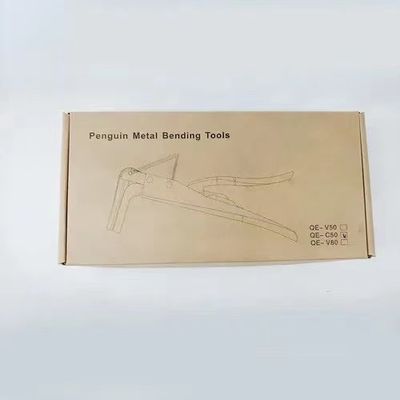 펭귄 모양 수직 구부러진 굽기 수동 톱니 금속 채널 편지 굽기 도구