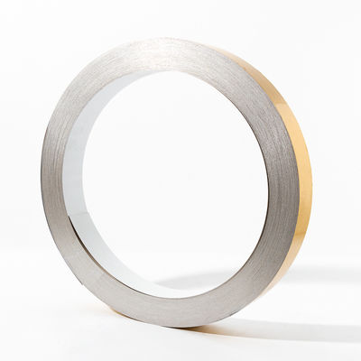 컬러 코팅 채널 문자 알루미늄 스트립 워드 엣지 테이프 접힌 가장자리가 없는 평면 스필