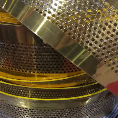 접힌 가장자리 단어 표지 붓 알루미늄 코일 스트립과 함께 금 알루미늄 테이프 코일