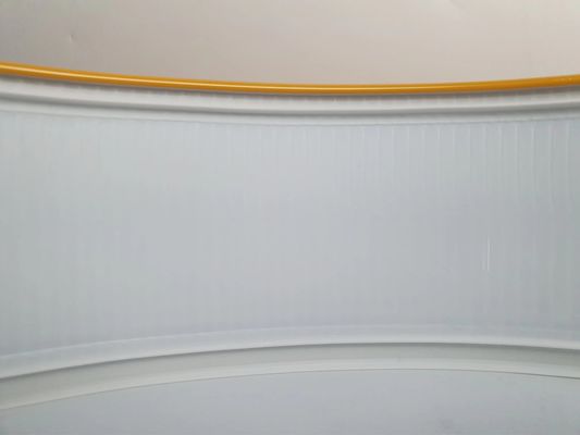 통로 편지 알루미늄 트림 캐프와 함께 70MM 너비 노란색 알루미늄 통로 편지