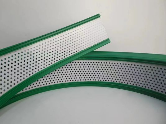 구멍이 있는 녹색 색 알루미늄 트림 캡 손 굽은 알루미늄 합금 코일 50M 롤
