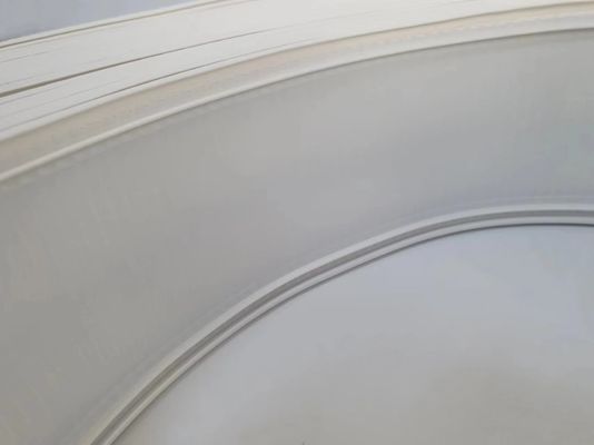 76MM 알루미늄 트림 모자 화이트 컬러 반사적인 마무리