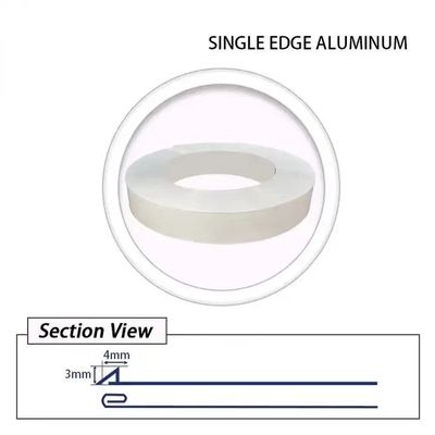 사이니지 애플리케이션 채널 문자 트림 캡 웨딩 평면 알루미늄 트림 캡