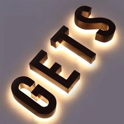 야외 상점 편지 표지판 LED 아크릴 사용자 지정 표지판 조명 채널 편지