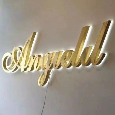 12V 입력 전압 후면 조명 문자 표지판 조명 문자 표지판 광고